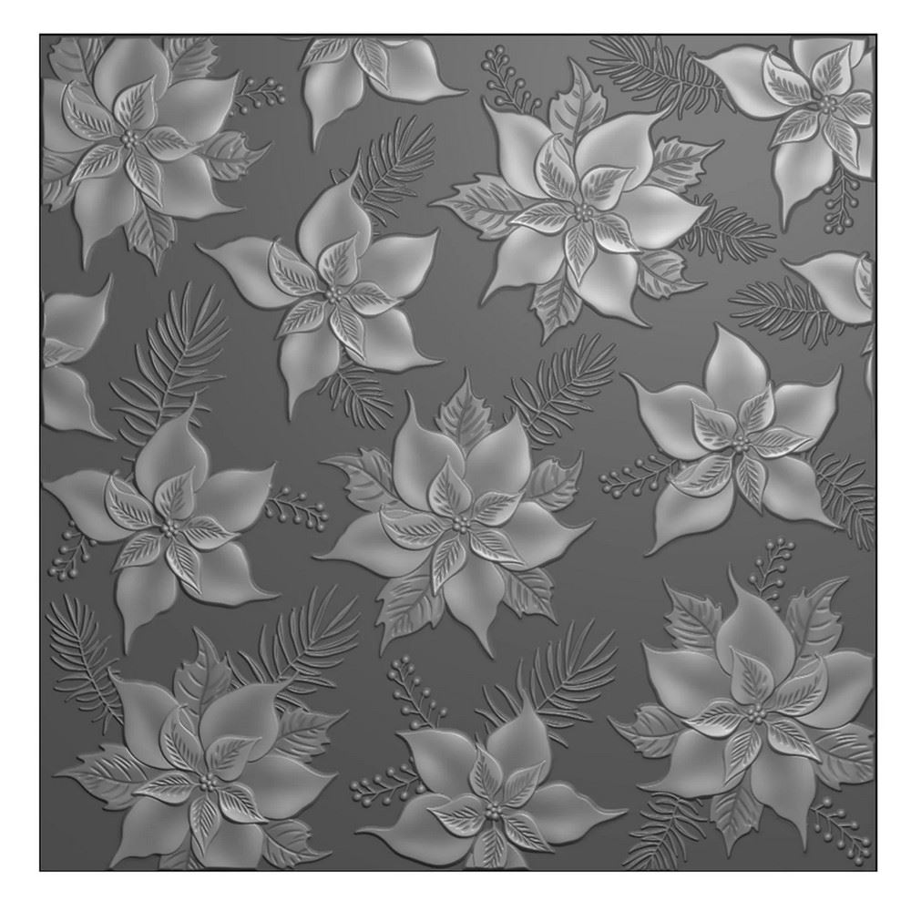 3D Embossing Folder Poinsettia