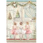 6 Carte di riso in A4 The Nutcracker Stamperia