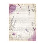 8 Carte di riso in A6 Backgrounds Lavender