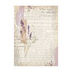 8 Carte di riso in A6 Backgrounds Lavender