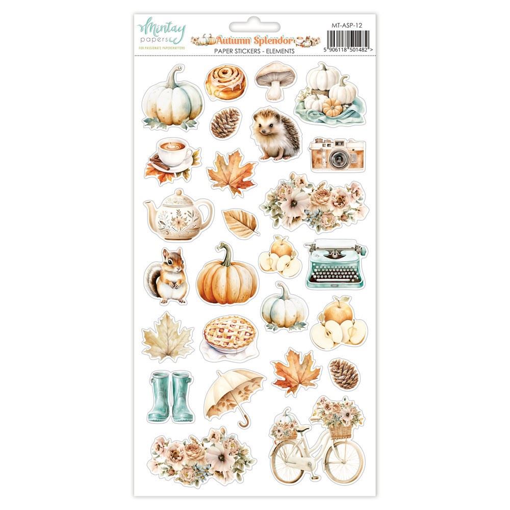 Autumn Splendor Paper Stickers Elements