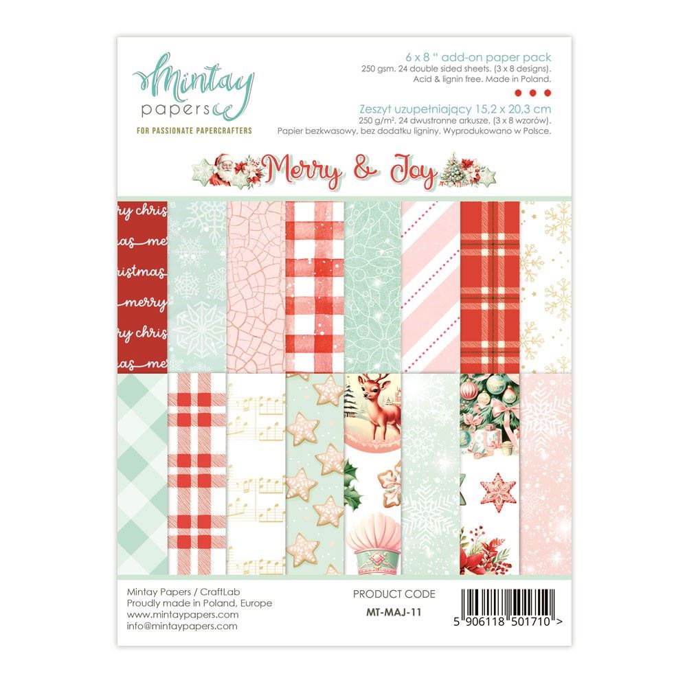 Blocchi di Carte Merry & Joy 15 x 20