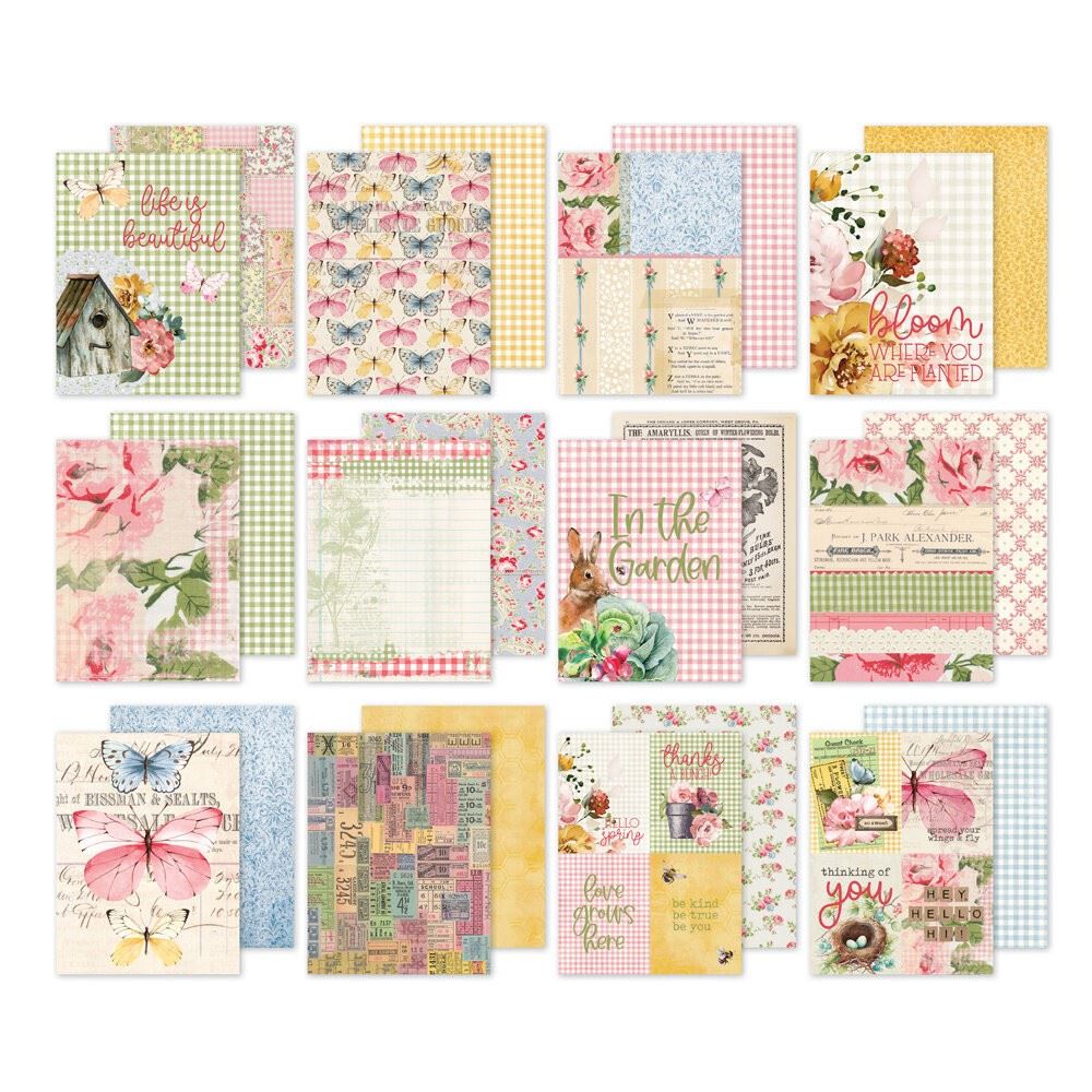 Blocchi di Carte Simple Vintage Spring Garden 15 x 20