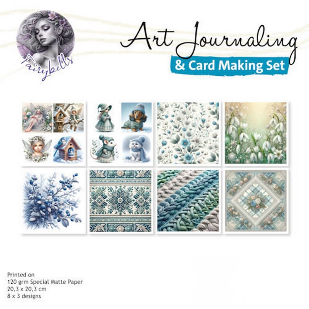 Blocco di Carte Art Journaling & Card Making Set 10