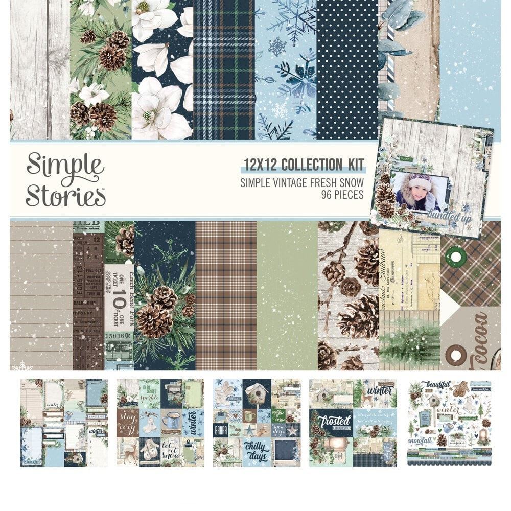 Blocco di Carte Fresh Snow Collection Kit 30 x 30