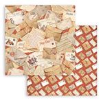 Blocco di Carte Scrap Backgrounds Selection Gear up to Christmas cm 20 X 20