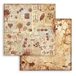 Blocco di Carte Scrap Background Selection Coffee and Chocolate cm 20 X 20