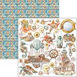 Blocco di Carte Scrap Coral Reef cm 30 x 30