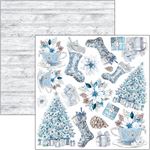 Blocco di Carte Scrap Elegance of Blue cm 15 x 15