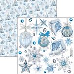 Blocco di Carte Scrap Elegance of Blue cm 15 x 15