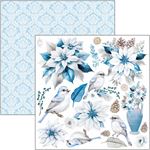 Blocco di Carte Scrap Elegance of Blue cm 15 x 15