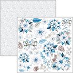 Blocco di Carte Scrap Elegance of Blue cm 15 x 15