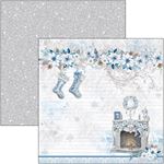 Blocco di Carte Scrap Elegance of Blue cm 20 x 20