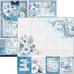 Blocco di Carte Scrap Elegance of Blue cm 20 x 20