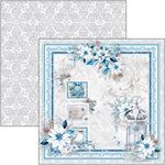 Blocco di Carte Scrap Elegance of Blue cm 20 x 20