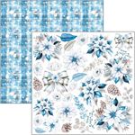 Blocco di Carte Scrap Elegance of Blue cm 20 x 20