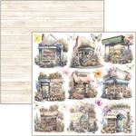 Blocco di Carte Scrap Flower Shop cm 15 x 15