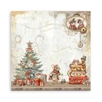 Blocco di Carte Scrap Gear up to Christmas cm 20 X 20