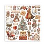 Blocco di Carte Scrap Gear up to Christmas cm 20 X 20