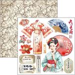 Blocco di Carte Scrap Land of the Rising Sun cm 15 x 15