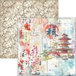 Blocco di Carte Scrap Land of the Rising Sun cm 20 x 20