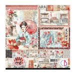 Blocco di Carte Scrap Land of the Rising Sun cm 20 x 20