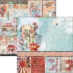 Blocco di Carte Scrap Land of the Rising Sun cm 30 x 30