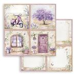 Blocco di Carte Scrap Lavender cm 20 X 20