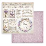 Blocco di Carte Scrap Lavender cm 20 X 20