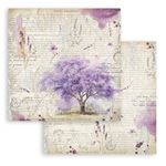 Blocco di Carte Scrap Lavender cm 20 X 20