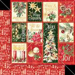 Blocco di Carte Scrap Merry & Bright cm 20 X 20