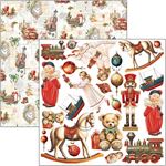 Blocco di Carte Scrap The Nutcracker cm 15 x 15