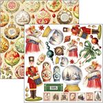 Blocco di Carte Scrap The Nutcracker cm 15 x 15