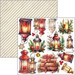 Blocco di Carte Scrap The Nutcracker cm 15 x 15