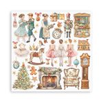 Blocco di Carte Scrap The Nutcracker cm 20 X 20