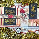 Blocco di Carte Vintage Christmas