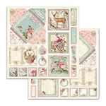 Blocco di carte Scrap Christmas Pink