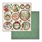 Blocco di carte Scrap Classic Christmas cm 30 x 30