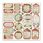 Blocco di carte Scrap Classic Christmas cm 30 x 30