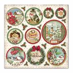 Blocco di carte Scrap Classic Christmas cm 30 x 30