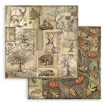 Blocco di carte Scrap Forest