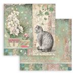 Blocco di carte Scrap Orchids and Cats