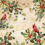 Blocco di carte Vellum Holly & Ivy