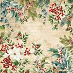 Blocco di carte Vellum Holly & Ivy