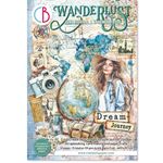 Junk Journal & Ephemera Book Wanderlust  A4