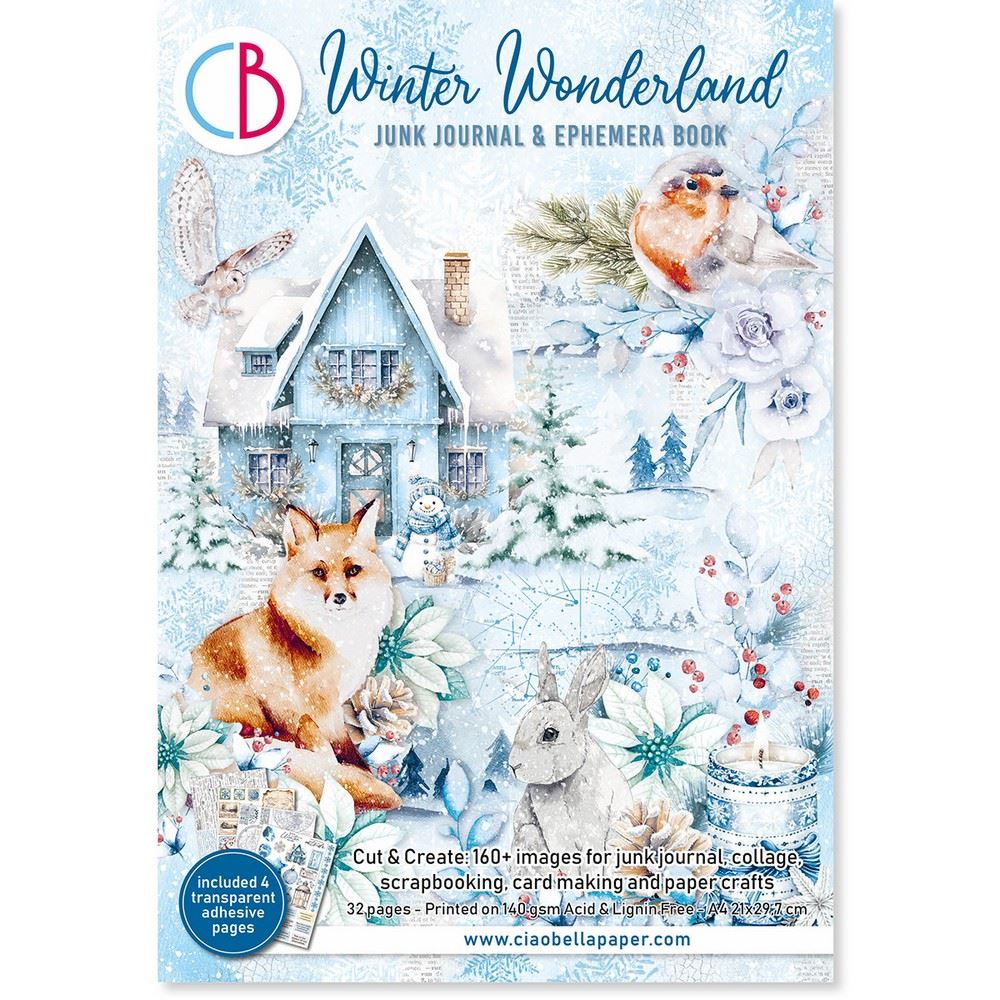 Blocco di carte ed ephimera Winter Wonderland A4