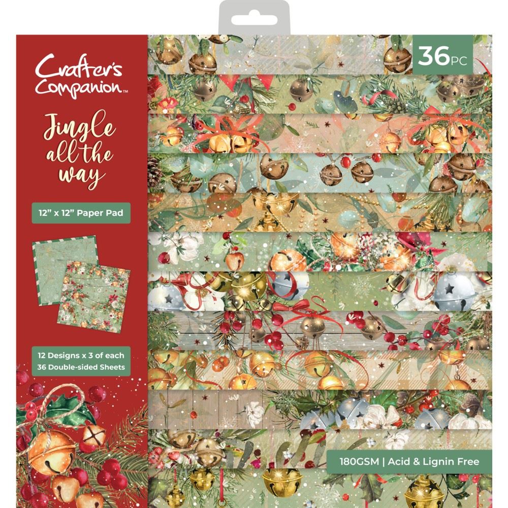 Blocco di cartoncini Jingle all the Way cm 30x30