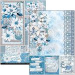 Blocco di cartoncini Scrap A4 Elegance of Blue