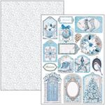 Blocco di cartoncini Scrap A4 Elegance of Blue