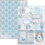 Blocco di cartoncini Scrap A4 Elegance of Blue